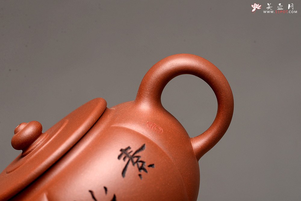 紫砂壶图片：钱伟刚最新作品 饱满 器形端庄 素心 - 宜兴紫砂壶网