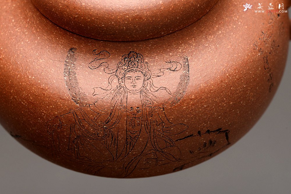 紫砂壶图片：精品 道洪风格 出水如柱 全手玉璧 获奖作品 - 宜兴紫砂壶网