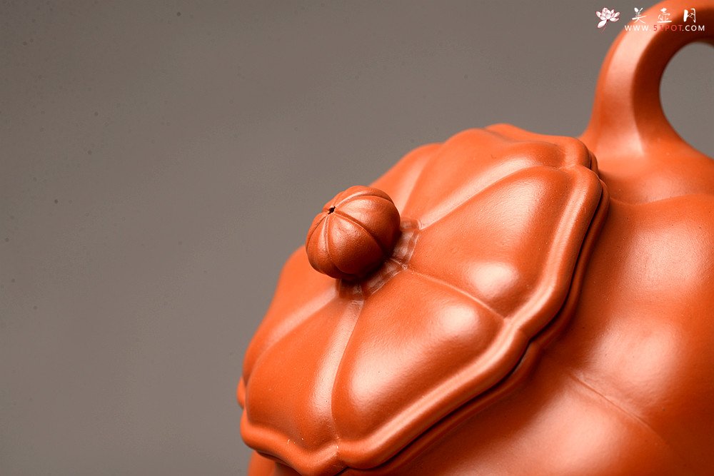 紫砂壶图片：朱泥筋囊 难得完美品  葵仿古 大口实用 丰润精美  - 宜兴紫砂壶网