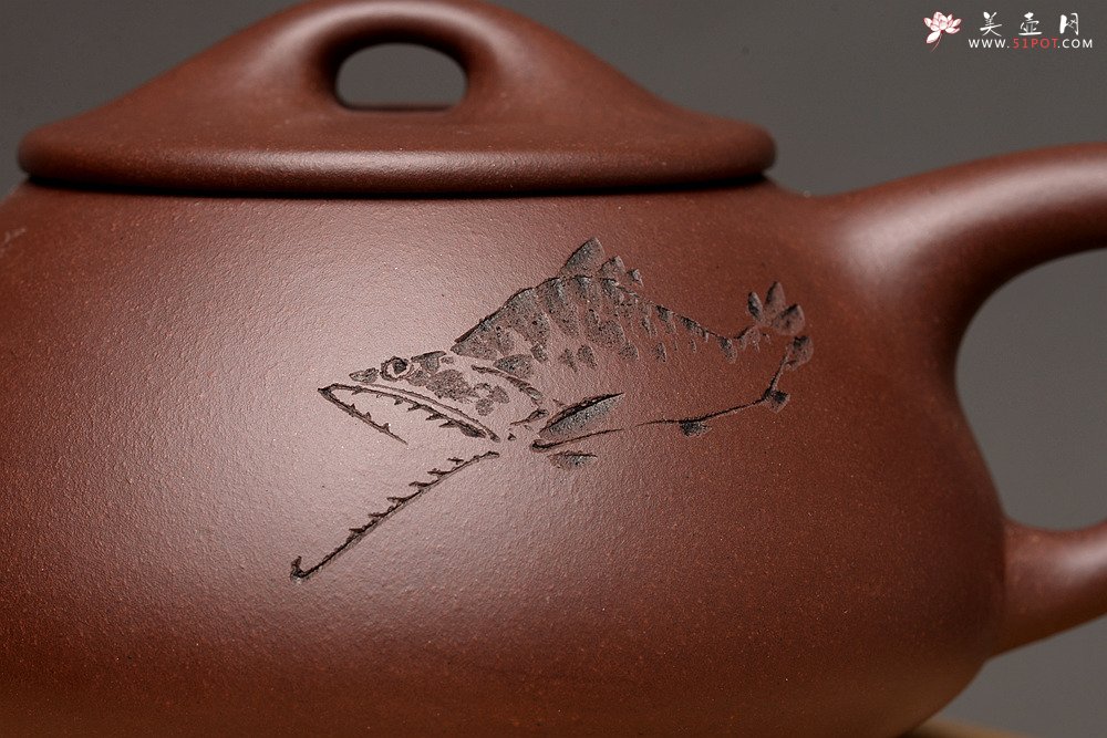 紫砂壶图片：陆轶舟作品 烹云石瓢 相映得趣 文气实用~ - 宜兴紫砂壶网
