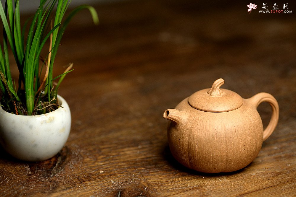 紫砂壶图片：姜建荣全手作品 古朴之味 全手硕果 - 宜兴紫砂壶网