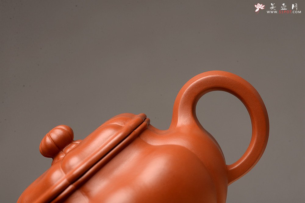 紫砂壶图片：朱泥筋囊 难得完美品  葵仿古 大口实用 丰润精美  - 宜兴紫砂壶网