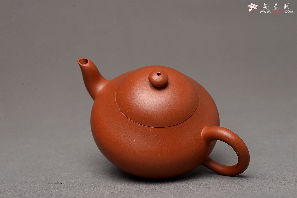 紫砂壶图片：经典传统 优质朱泥梨形 极易泡养朱泥 器形端庄  - 宜兴紫砂壶网