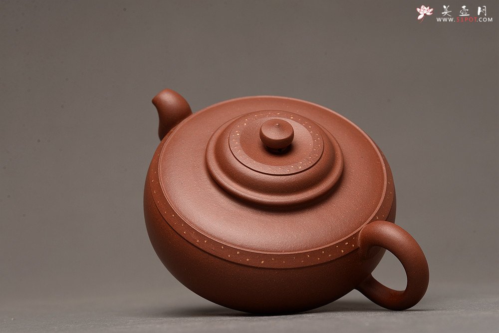 紫砂壶图片：于洪霞乙未年全手作品 妩媚多姿 原创系列之束缨 耐品佳作 - 宜兴紫砂壶网