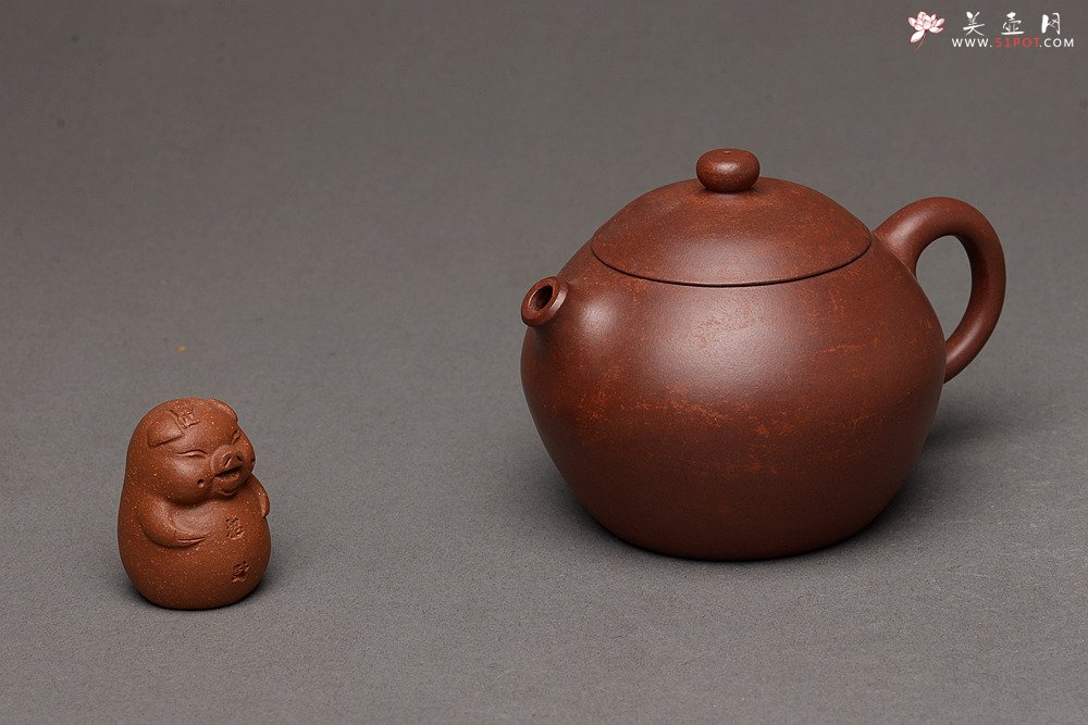 紫砂壶图片：饱满圆润 古朴可爱 全手龙蛋 实用佳品！ - 宜兴紫砂壶网