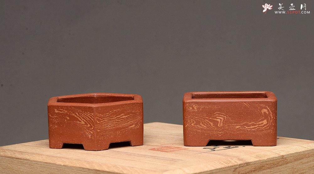 紫砂壶图片：张秋平全手微型胶泥小花盆 美壶网回馈之作 更加漂亮 - 宜兴紫砂壶网