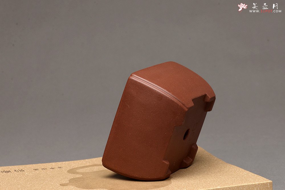 紫砂壶图片：张秋平全手四方花盆 美壶网回馈之作 更加漂亮  - 宜兴紫砂壶网