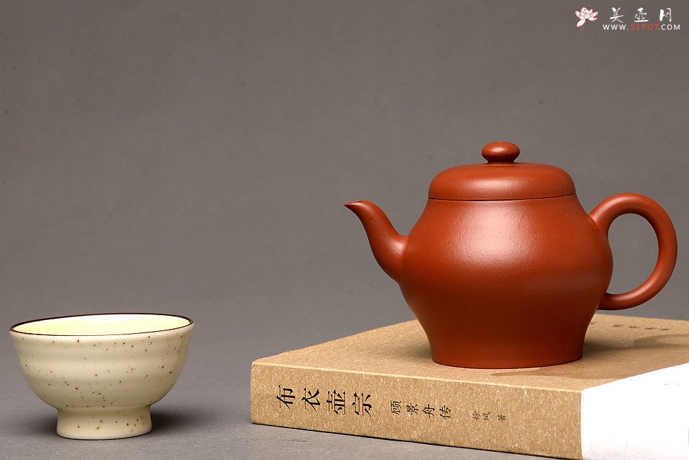 紫砂壶图片：摹古之作 杀茶利器 优质朱泥 线条优美 高亭 做工精致 - 宜兴紫砂壶网