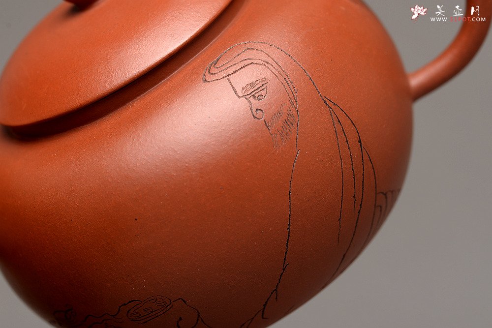 紫砂壶图片：美壶特惠 优质红皮龙 古朴有趣 实用耐品  元婴 杀茶利器 - 宜兴紫砂壶网