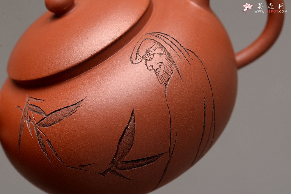 紫砂壶图片：美壶特惠 优质红皮龙 古朴有趣 实用耐品  元婴 杀茶利器 - 宜兴紫砂壶网