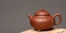 紫砂壶图片：惊艳实力 魅力展现 原创力作 真金装饰 全手童樱 可玩趣品 - 宜兴紫砂壶网