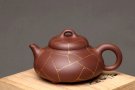 紫砂壶图片：俞欣荣新作 真金装饰 冰纹石瓢 徐家风格~ 做工精致 美壶特惠 - 宜兴紫砂壶网
