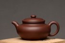 紫砂壶图片：极品老紫泥 端庄周正 传统经典 全手仿古 做工精致 - 宜兴紫砂壶网