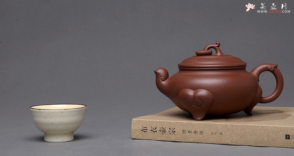 紫砂壶图片：于洪霞全手作品 寓意吉祥 做工精致 俊美实用 三阳开泰 - 宜兴紫砂壶网