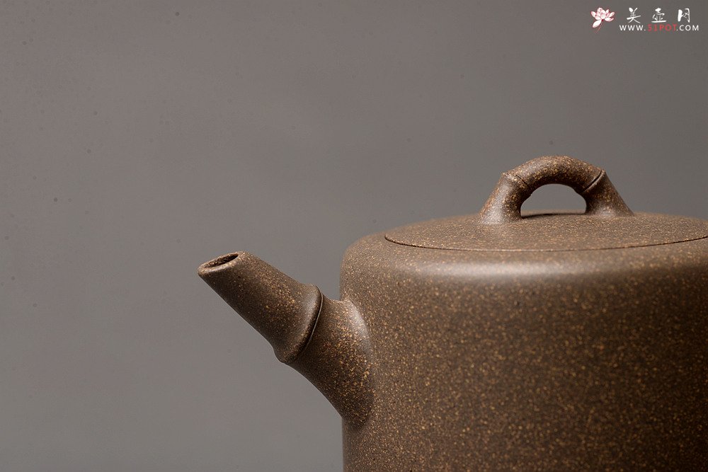 紫砂壶图片：钱建荷丙申年全手新作 寓意吉祥  优质青段 竹韵清风 节节高升 - 宜兴紫砂壶网