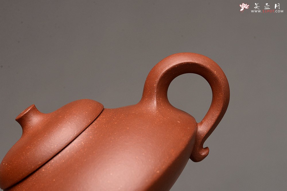 紫砂壶图片：美壶特惠 钱浩全手新作 老味经典 合欢 - 宜兴紫砂壶网