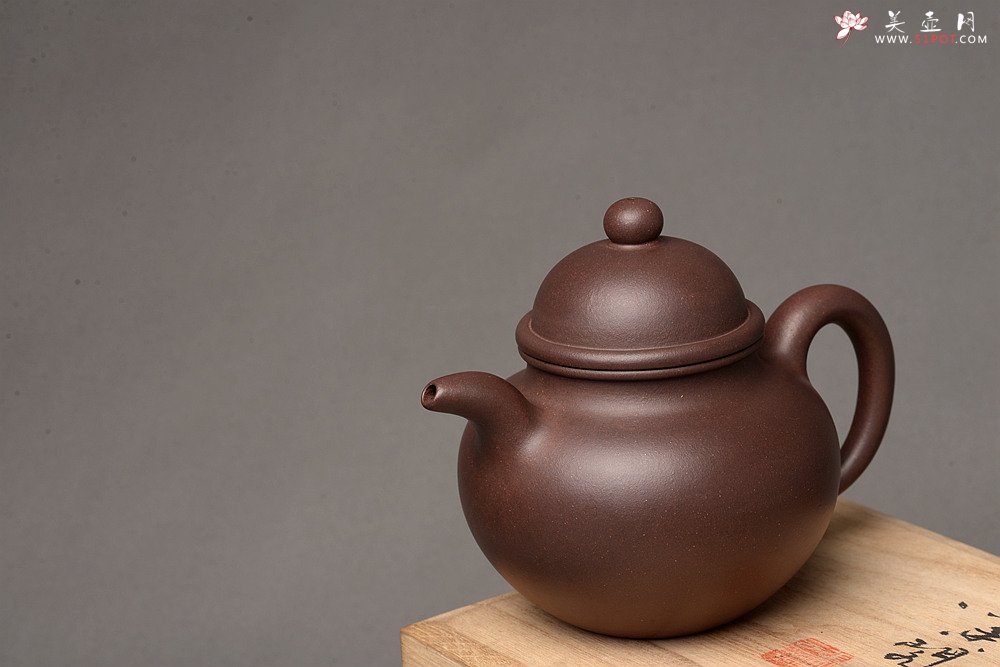 紫砂壶图片：深得其味 全手寿珍掇球 霸气 经典再现 - 宜兴紫砂壶网