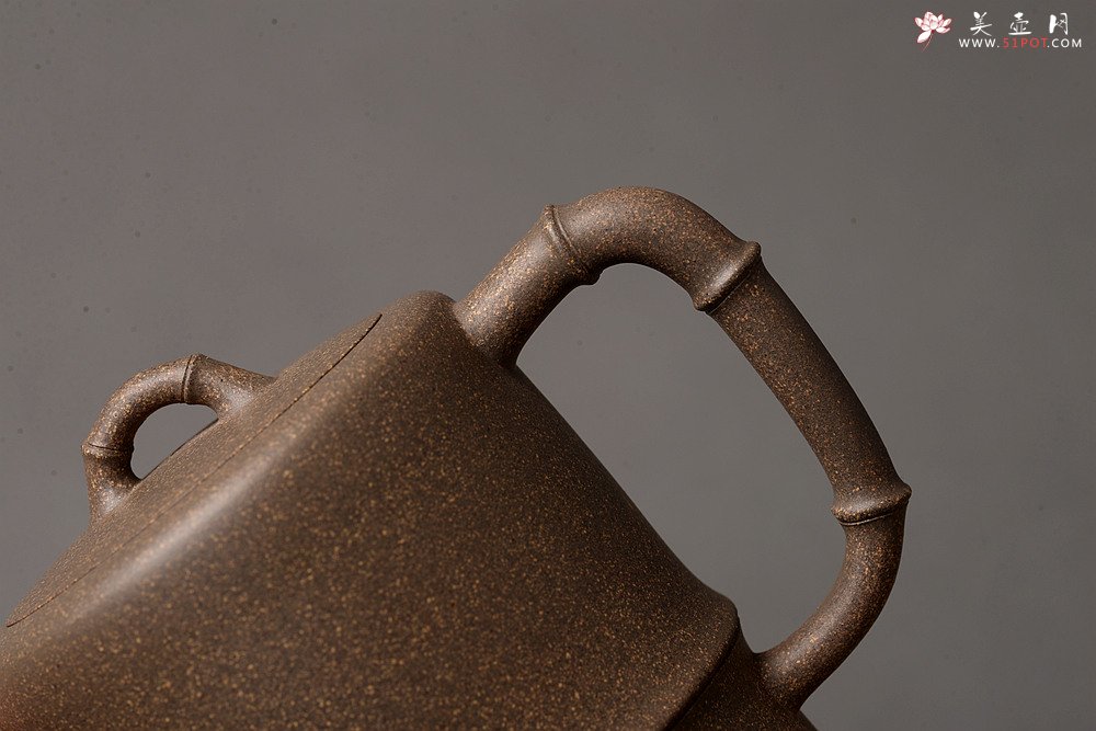 紫砂壶图片：钱建荷丙申年全手新作 寓意吉祥  优质青段 竹韵清风 节节高升 - 宜兴紫砂壶网