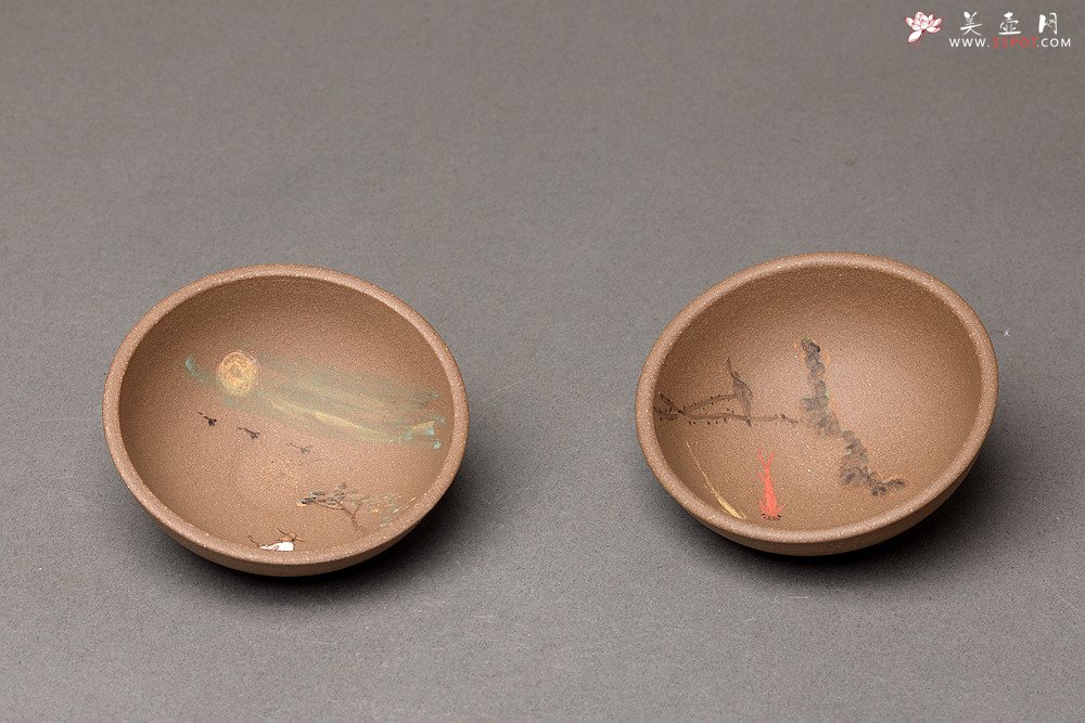 紫砂壶图片：雅致有趣 做工精致 自用佳品~品茗杯  - 宜兴紫砂壶网