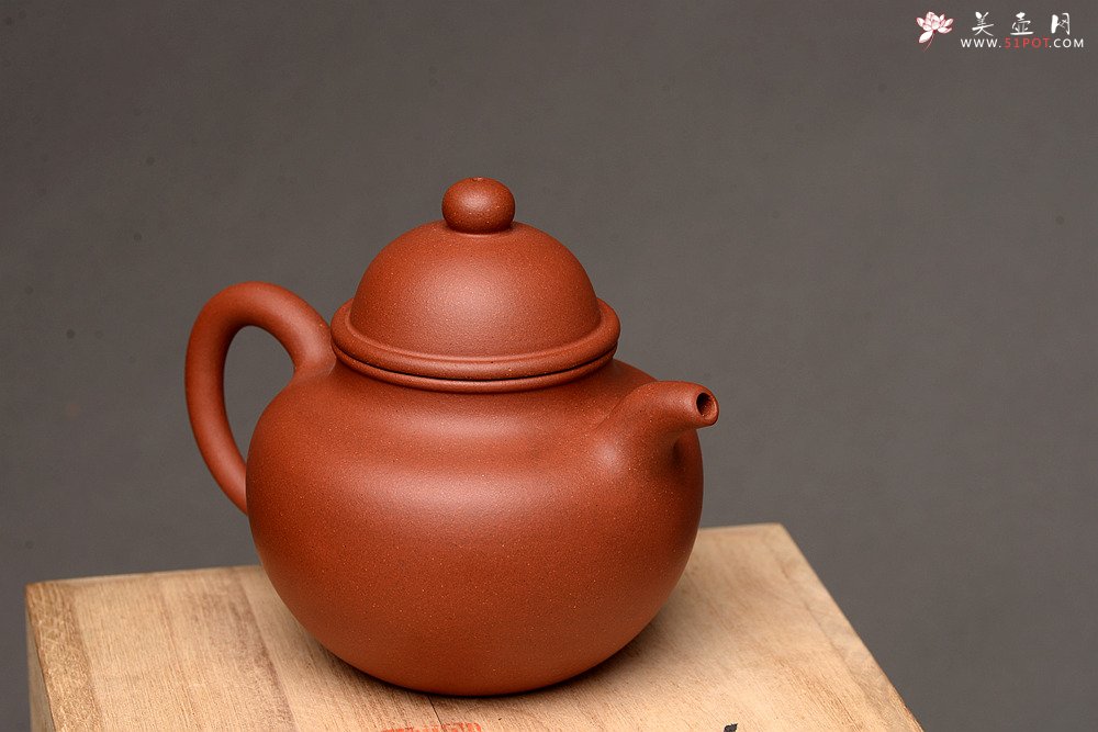 紫砂壶图片：美壶特惠 优质红皮龙 传统经典 寿珍掇球 - 宜兴紫砂壶网