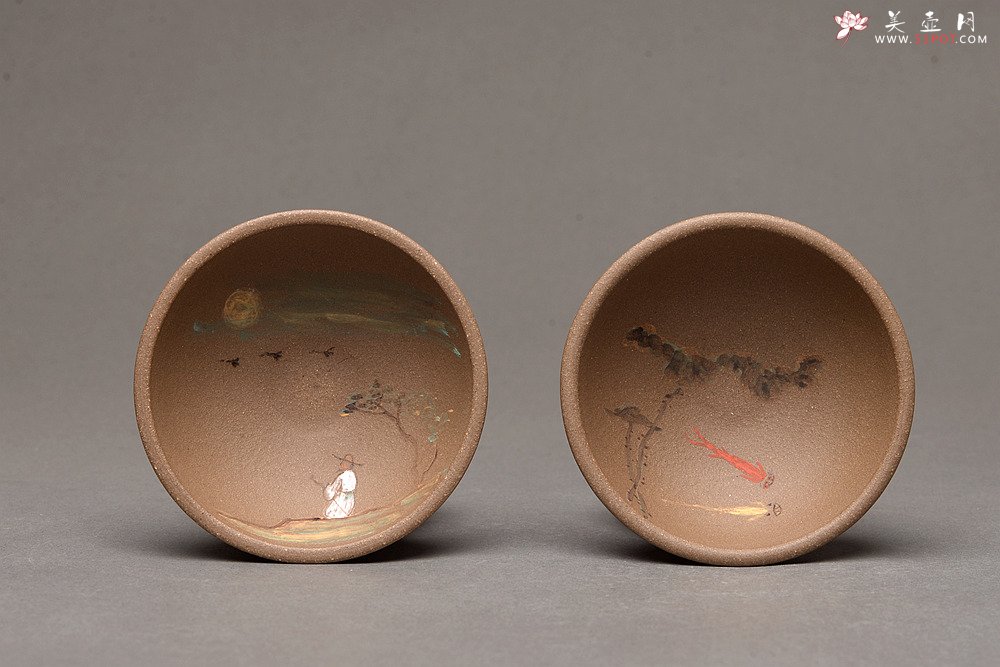 紫砂壶图片：雅致有趣 做工精致 自用佳品~品茗杯  - 宜兴紫砂壶网