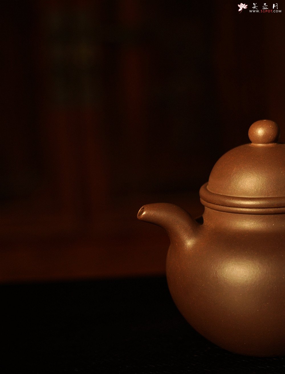 紫砂壶图片：深得其味 全手寿珍掇球 霸气 经典再现 - 宜兴紫砂壶网