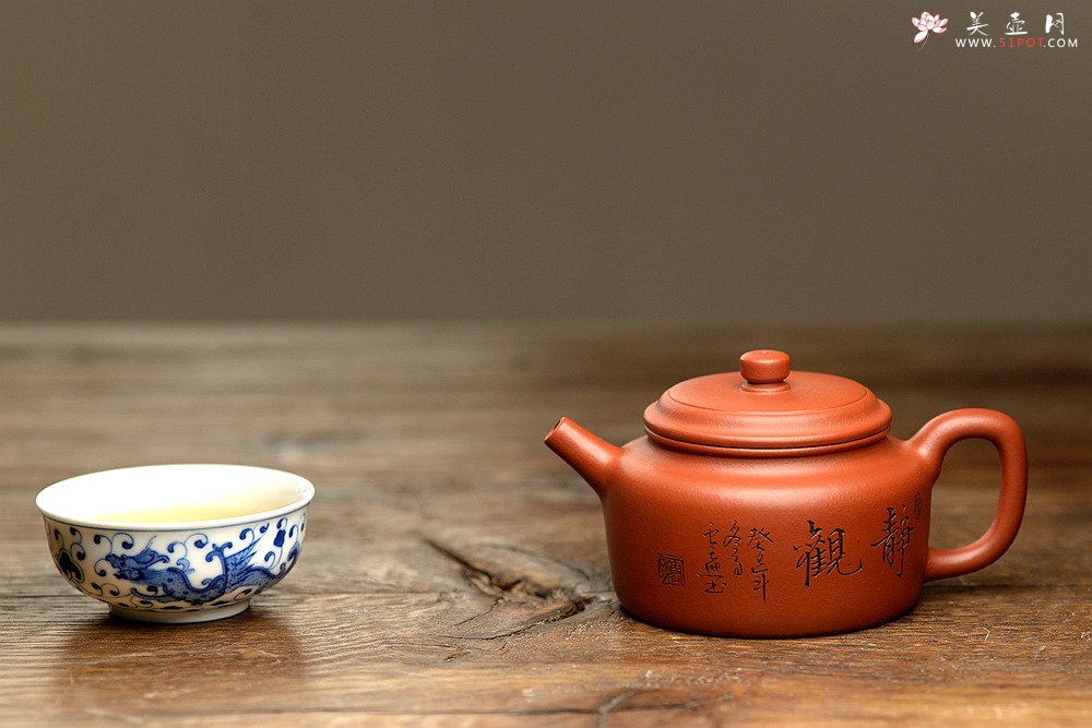 紫砂壶图片：国工师张云熙作品 温文尔雅 德中 传统经典 - 宜兴紫砂壶网