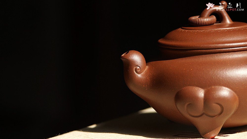 紫砂壶图片：于洪霞全手作品 寓意吉祥 做工精致 俊美实用 三阳开泰 - 宜兴紫砂壶网