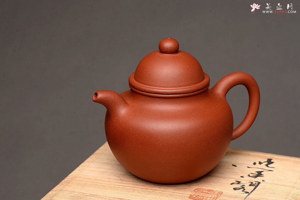 紫砂壶图片：美壶特惠 优质红皮龙 传统经典 寿珍掇球 - 宜兴紫砂壶网