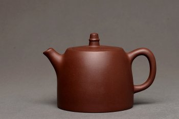 紫砂壶图片：国助工唐文新作 传统经典 汉铎 - 宜兴紫砂壶网