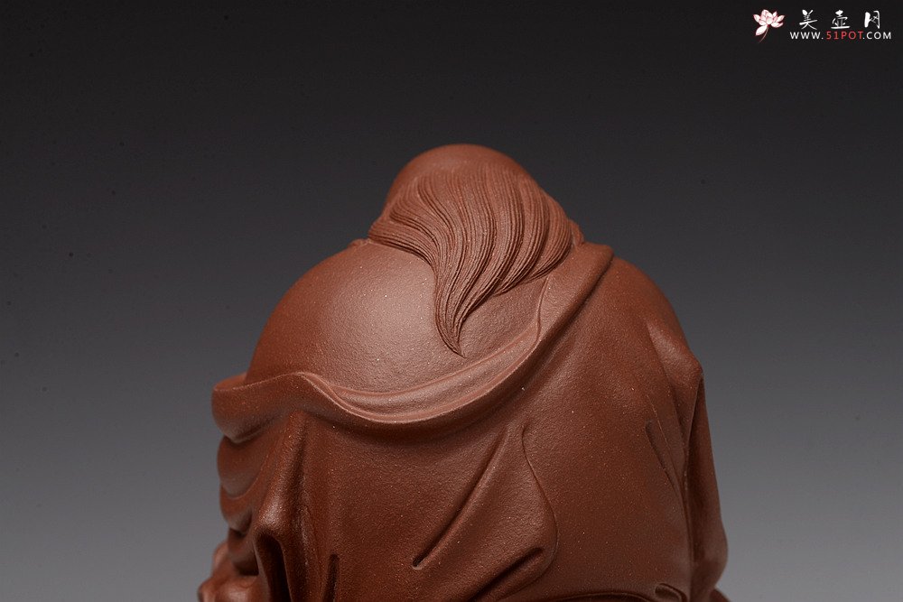 紫砂壶图片：王健徒弟刘祥新作 奢侈用料底槽青 刘海戏金蟾  - 宜兴紫砂壶网