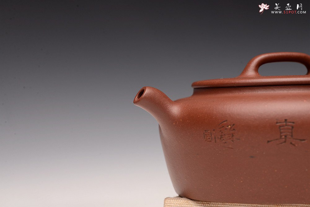 紫砂壶图片：詹黎明乙未秋全手精品 怀古井栏 陆逸舟文心装饰 素雅耐品 大口实用 - 宜兴紫砂壶网