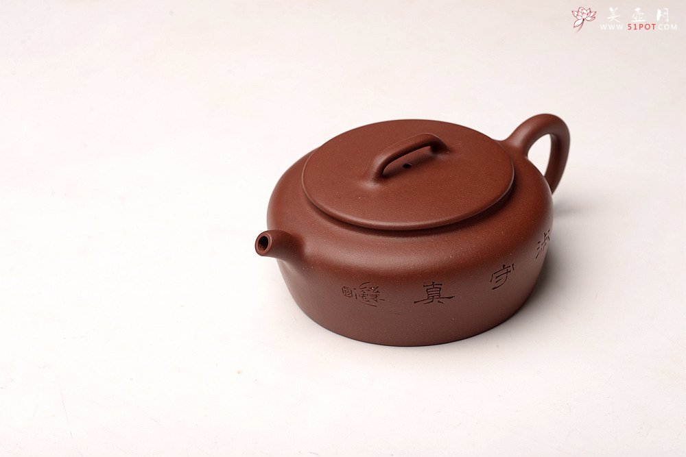 紫砂壶图片：詹黎明乙未秋全手精品 怀古井栏 陆逸舟文心装饰 素雅耐品 大口实用 - 宜兴紫砂壶网