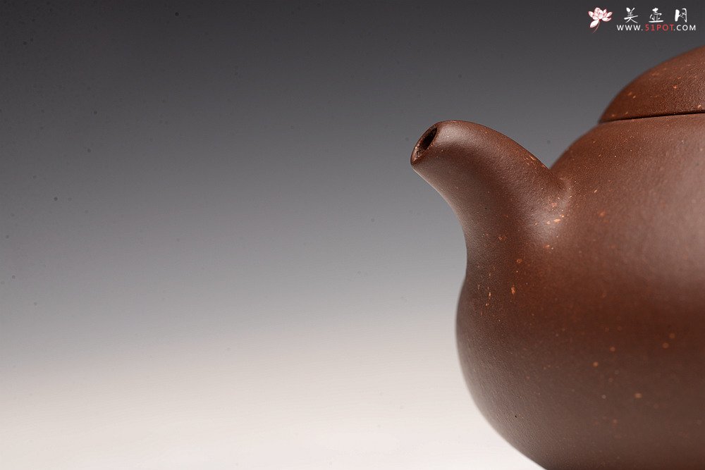 紫砂壶图片：张悦乙未年冬全手作品 调砂老紫泥~全手小瓜 颇具韵律  实用可人 - 宜兴紫砂壶网