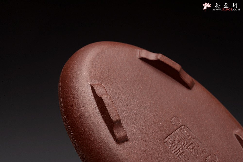 紫砂壶图片：张秋平 菖蒲腰圆小盆 微型盆 全手制作 14*8.5*2.5cm - 宜兴紫砂壶网