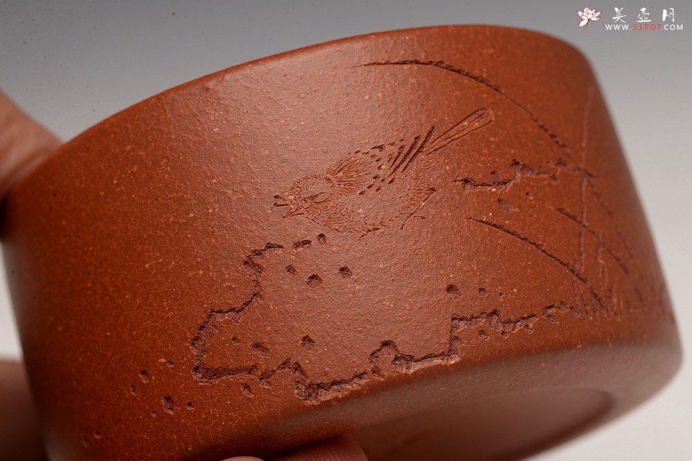 紫砂壶图片：曲峰 扳指杯 以底槽清打底粉降坡泥 精致实用 - 宜兴紫砂壶网