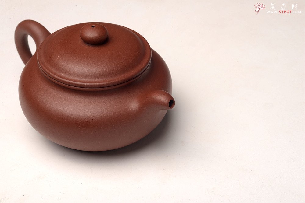 紫砂壶图片：曲峰经典器形力作 端庄秀气 手法老辣 传统刹凹全手大仿古 - 宜兴紫砂壶网