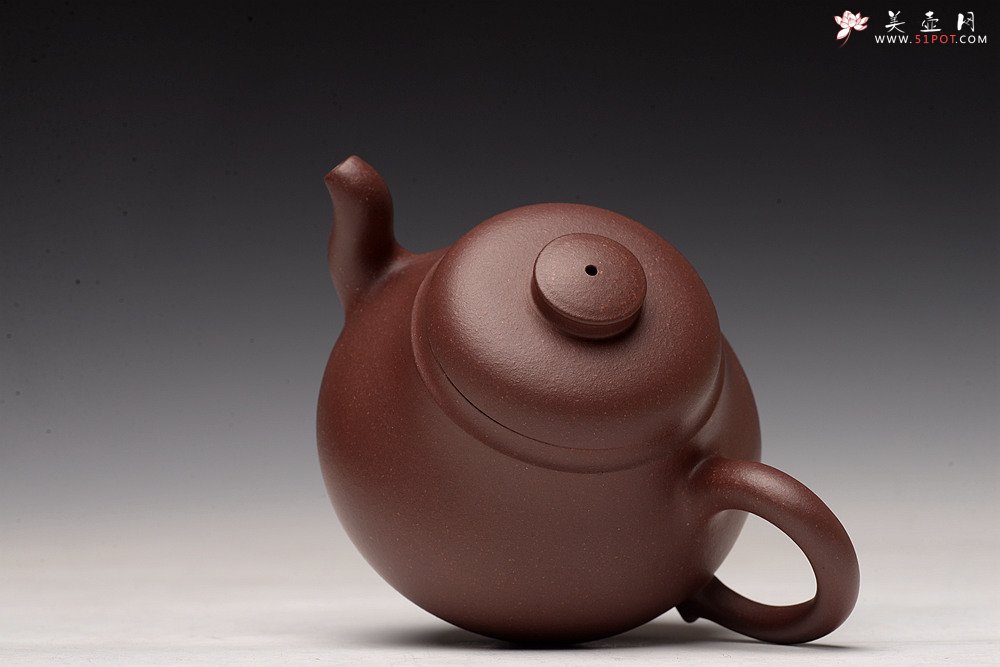紫砂壶图片：美壶特惠 线条优美 敦厚可人 古樽 - 宜兴紫砂壶网