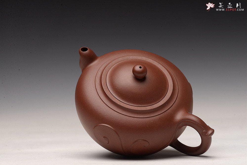 紫砂壶图片：于洪霞丙申春作品 飘逸出尘 雅致 全手云水禅心 出水如注 - 宜兴紫砂壶网
