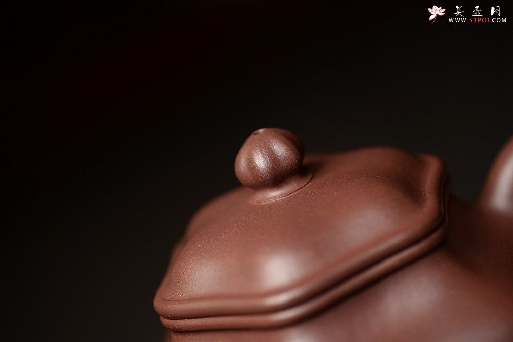 紫砂壶图片：许学军老师经典作品 雍容华贵 气度不凡 全手六角莲子 - 宜兴紫砂壶网