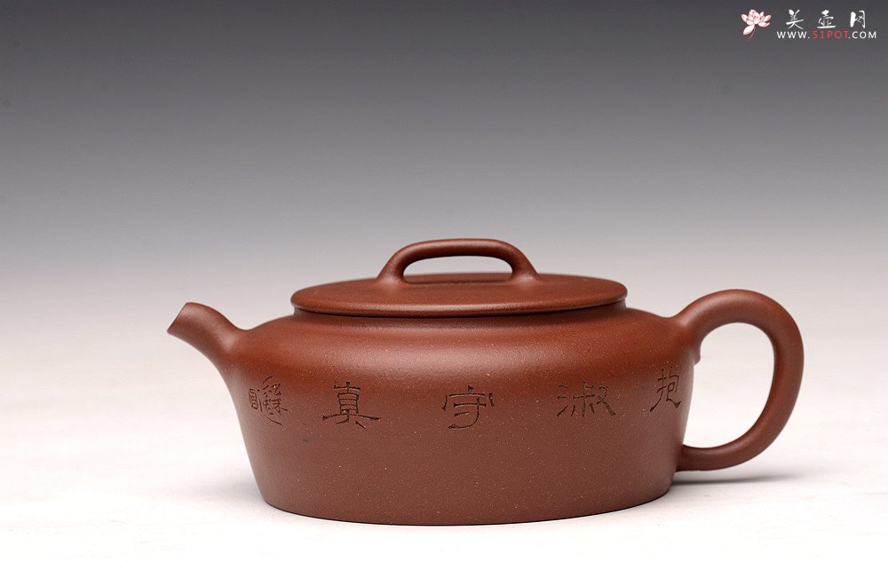 紫砂壶图片：詹黎明乙未秋全手精品 怀古井栏 陆逸舟文心装饰 素雅耐品 大口实用 - 宜兴紫砂壶网