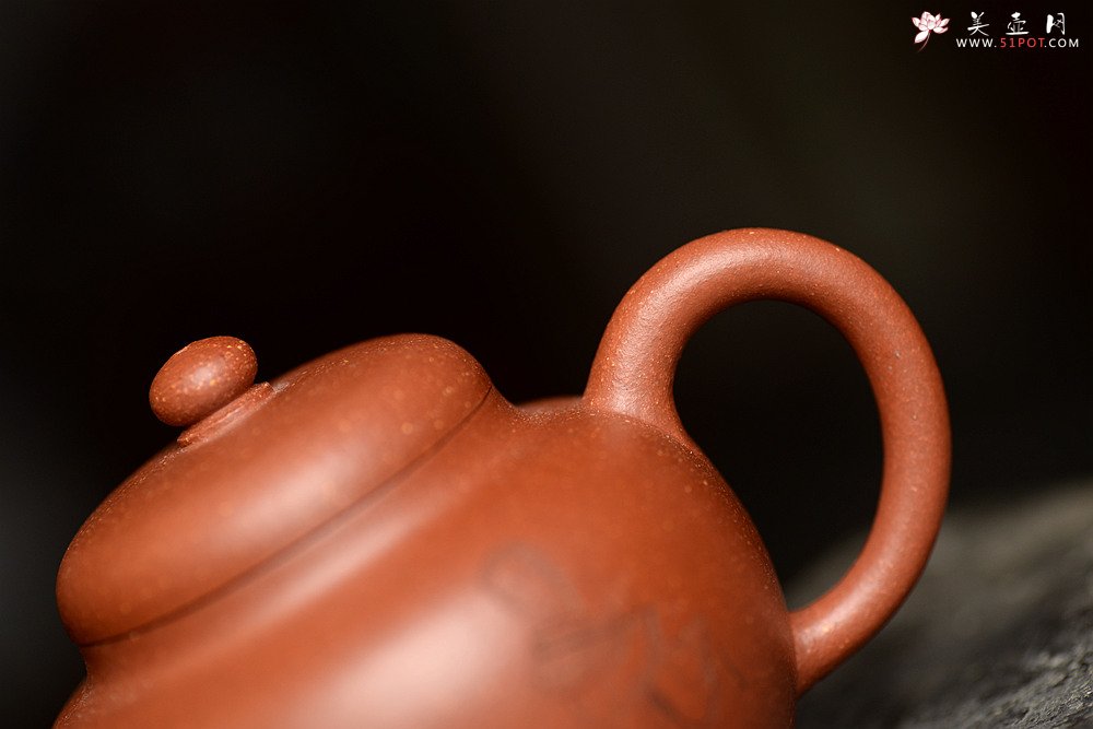 紫砂壶图片：亭亭玉立 素心静气 弯嘴莲子 - 宜兴紫砂壶网