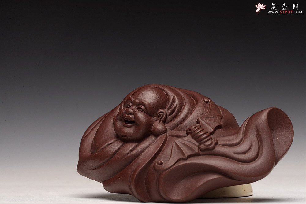 紫砂壶图片：做工精致 泥料优秀 福在眼前 笔架or茶宠or镇纸 - 宜兴紫砂壶网