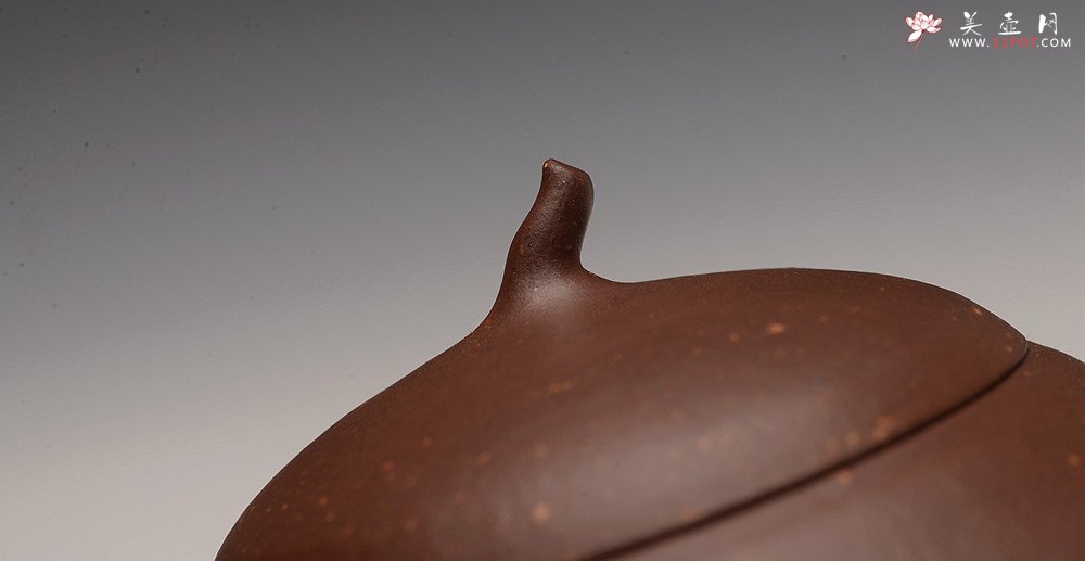 紫砂壶图片：张悦乙未年冬全手作品 调砂老紫泥~全手小瓜 颇具韵律  实用可人 - 宜兴紫砂壶网