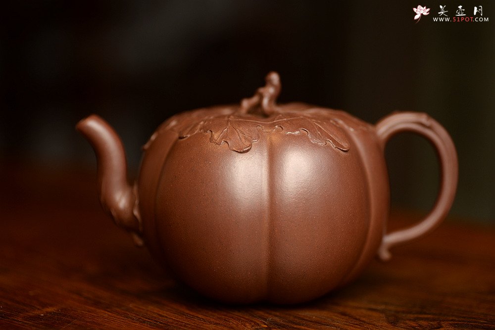 紫砂壶图片：顾正芳丙申全手作品  经典代表作 南瓜一对 - 宜兴紫砂壶网