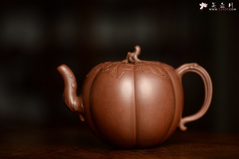 紫砂壶图片：顾正芳丙申全手作品  经典代表作 南瓜一对 - 宜兴紫砂壶网