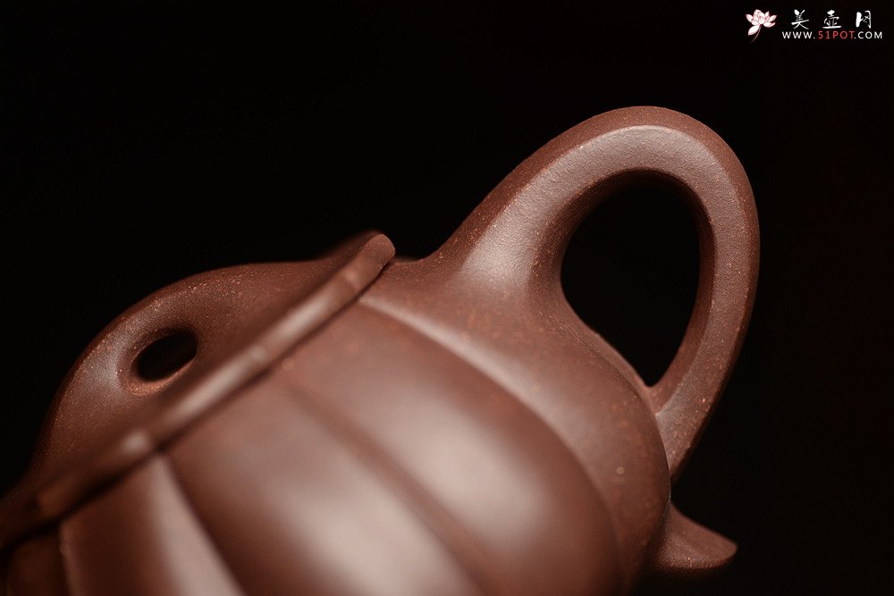 紫砂壶图片：周斌突破之作 全手工难度极大  肌肉男o(∩_∩)o  全手筋纹石瓢  - 宜兴紫砂壶网