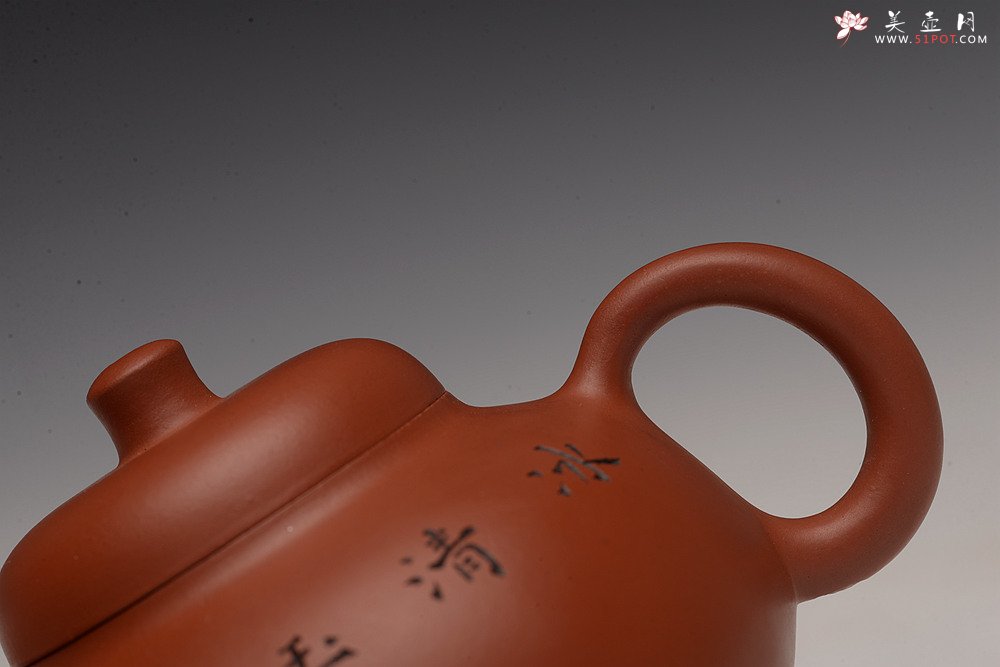 紫砂壶图片：茶盘尤物 原矿纯朱泥 红玉 饱满可人 赏玩皆宜 - 宜兴紫砂壶网