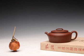 紫砂壶图片：詹黎明乙未秋全手精品 怀古井栏 陆逸舟文心装饰 素雅耐品 大口实用 - 宜兴紫砂壶网