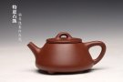 紫砂壶图片：美壶双节特惠之平盖石瓢 超级实用品 极易泡养红皮龙 - 宜兴紫砂壶网